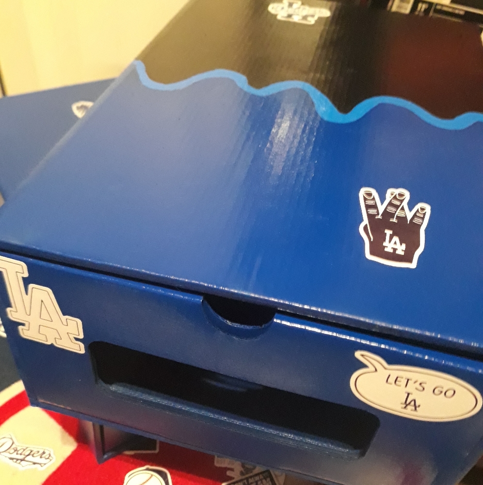 Custom designed dodgers replacement shoe box